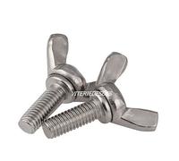 VITI AD ALETTE FARFALLA GALLETTO IN ACCIAIO INOX M3 M4 M5 M6 M8 M10