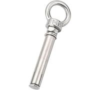 Viti ad espansione, 1 pz, acciaio inossidabile 304 M12 golfare di sollevamento con vite anello tondo gancio dado rondella for appendere oggetti pesanti(M12x80mm)