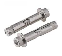 Viti ad espansione, 3 PZ, Bulloni Ad Espansione Testa Esagonale A Esagono Incassato Vite Ad Espansione Incorporata Acciaio Inossidabile 304 Espansione Interna Calcestruzzo Anc(M12x100)