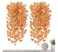 Viti Artificiali Per Esterni - 2 Pezzi Di Foglie Realistiche Per Viti E Artigianato | Realistica Trama Del Fogliame Forniture Per Birdwatching Nel Cortile Per Matrimoni Patio Portico Porta Muro Cortil