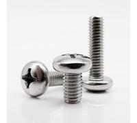 Viti autofilettanti 5/10/25/50 pezzi M1 M1.2 M1.4 M1.6 M2 M2.5 M3 M4 M5 M6 M8 Micro Piccolo in Acciaio Inox 304 Croce Phillips Pan Round Head Bolt Screw Deck (30 mm, M2 25pcs)