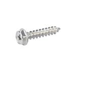 Viti autofilettanti con flangia esagonale esterna e rondella di supporto in acciaio inossidabile 304 a testa esagonale a croce(M3X20mm)
