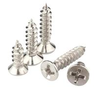 Viti autofilettanti in acciaio inossidabile | M3 M3.5 Phillips Testa svasata piatta autofilettante 10 pezzi: mobili, legno, plastica, metallo(18mm X10pcs,M3.5)