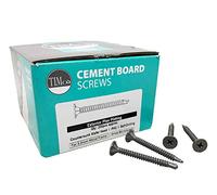 Viti autofilettanti per cemento, 4,2 x 42 mm, con rivestimento grigio, confezione da 200