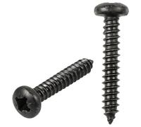Viti Autofilettanti Pozidriv A Testa Piatta Zincate Nere 50 Pezzi 4,2Mm X 19Mm