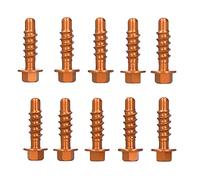 Viti Autofilettanti, Vite Autofilettante in Metallo, Kit Viti Autofilettanti Finitura Anodizzata Adatta Per 125 150 200 EXC XC SXF EXCF XCF 1997-2020(arancia)