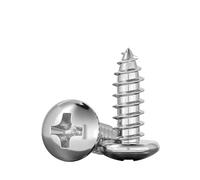 Viti autofilettanti, Viti autofilettanti a testa bombata con intaglio a croce M3 5-50 mm in acciaio inossidabile 304, confezione da 610(M3X22mm 50pcs)