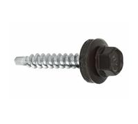 VITI AUTOPERFORANTI 4,8 & # x445; 35 mm 250 pezzi RAL: 8019 - Grigio marrone trapezio viti per lamiera - 03131035