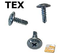 1000pz VITI VITE TEX 4,2x13 AUTOPERFORANTE TESTA LARGA PER CARTONGESSO ZINCATA