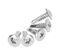 Viti Autoperforanti Vite Autofilettante Antiscivolo per Garage (4,8 * 16 mm 100 pezzi)