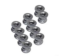 Viti Bloccaggio Gancio Forcellino MTB 10Pezzi | Acciaio al boro 10B21, resistenza, previene rotture per telaio, compatto 12mm, kit 10 pezzi