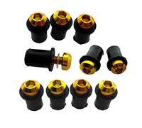 Viti bulloni parabrezza moto 5 millimetri 10PCS motociclo parabrezza Bulloni parabrezza madreviti fermaglio for Suzuki GSXR 600 750 1000 K1 K2 K3 K4 K5 K6 K7 K8 K9 K11 Accessori per parabrezza