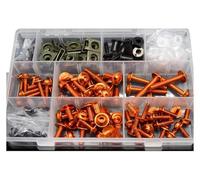 Viti Carenatura Bulloni Per KAWASAKI Per Ninja 250R EX250 2008-2013 Viti Carrozzeria Bullone Carenatura Moto Parabrezza(Orange)