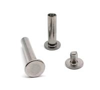 Viti Chiodi Rivetti, Rivetti Di Rilegatura In Acciaio Inossidabile 304 A2-70 for Pelle 5x(5-150) mm Confezione Da 5(5x20mm)