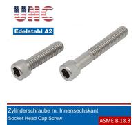 Viti Cilindro Con Brugola 3/8-16 UNC Acciaio Inox A2 (18-8)