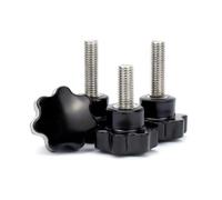 Viti con pomello impugnatura a forma di stella in acciaio inossidabile 304, viti a sette stelle, kit assortimento M5 5 pezzi for dimensione(M5*30 [5 pieces])
