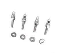 Viti con punte per parabrezza per Road Glide 98+ in acciaio inossidabile | Materiale in acciaio inossidabile, durevole, si adatta perfettamente a Road Glide 98+, superficie nera o cromata