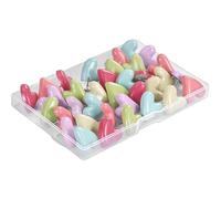 Viti creative a pressione a forma di cuore per bacheca, 30 pezzi, contro l'ossidazione, in metallo, per appendere quadri, accessori per negazione dell'installazione, zoccoli da parete