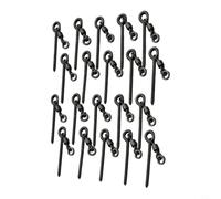 Viti da Pesca Carpa 20pz con D-Rig Viti da Pesca Carpa 20pz con(Large) | D-Rig incluso, design ergonomico, stabilità superiore, per facile installazione, per carpe e predatori