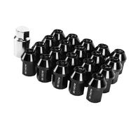 viti delle Compatibile Con Mitsubishi Per Montero Per Sport 1996-2019 20 Pezzi M12x1.5 Dadi Per Ruote Da 35 Mm Dadi Per Pneumatici Con Estremità Chiusa(Nero)