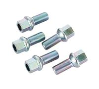 viti delle ruote Compatibile con A6L A4L A5 A6 A7 A8 5PC Bulloni per mozzo ruota Vite M14*1.5 Elementi di fissaggio in lega Accessori per auto