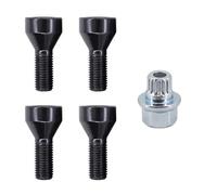 viti delle ruote Compatibile con BMW 135is 135i 128i, dadi, bulloni, bulloni antifurto per cerchi in lega, perni ruota M12 X 1,5 OE 36136786419