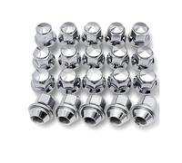 viti delle ruote Compatibile Con Ford Per Mustang Per Explorer 2015 2016 2017 2018 2019 2020 20 Pezzi 14x1.5 37mm Dadi Ruota 13/16 "esagonale 21mm Mozzo Ruota Vite Bullone(Silver)