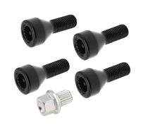 viti delle ruote Compatibile con Mini per Cooper M6 per M5 M3 5 pezzi M12x1,5 mm bulloni antifurto ruote auto dadi ruote elementi fissaggio cerchi in lega