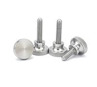 Viti di bloccaggio, 1Pc M2 .5 M3 M4 M5 M6 M8 M10 304 A2-70 Vite a testa zigrinata a alta Bullone di regolazione manuale metrico tipo semplice(3mm,M2.5)