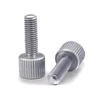 Viti di bloccaggio, 2-10 Pz M2 .5 M3 M4 M5 M6 M8 304 Viti a testa zigrinata a piccola Testa Regolazione manuale Stringere a mano le viti(5mm,M4(5Pcs))