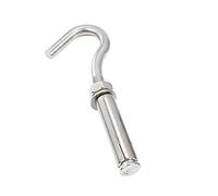 Viti di espansione, gancio aperto per tazza Bullone di espansione 10 pezzi in acciaio inox M6/8/10/12 Gancio di espansione Vite Anello di sollevamento Anello di sollevamento Maschio Copertura in rete