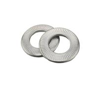 Viti di fissaggio con rondelle elastiche zigrinate coniche in acciaio inossidabile A2 M3-M12 NFE25-511 Strumenti hardware for uso ingegneristico(M6 300pcs)