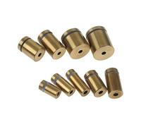 Viti di fissaggio for cartelloni pubblicitari in acciaio inossidabile | Dimensioni multiple oro: fissa cartelloni pubblicitari, cartelli e cornici(12x25mm)