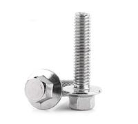 Viti di fissaggio M6 a testa esagonale con bullone e flangia, in acciaio inox 304, 10pezzi