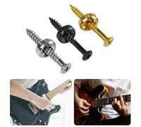 Viti di montaggio per il collo della chitarra, boccole, ghiere e bulloni per chitarra elettrica e basso, confezione da 8, nero/oro/argento