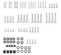 Viti di montaggio universali per TV, 84 pezzi, kit hardware M4 M5 M6 M8, di installazione completi per casa, ufficio, hotel, dormitorio, appartamento, kit di montaggio sicuro per TV LED LCD