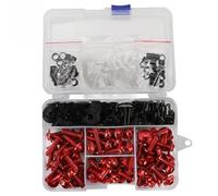Viti Di Parabrezza Kit Di Bulloni Per Carenatura Moto Per Ducati Multistrada 1200 1200S Pikes Peak/Sport/Touring 2012-2025 Set Dadi E Fissaggio Rondella Dado(ROSSO)