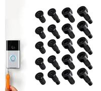 Viti di ricambio per videocitofono - Si adattano a tutti i modelli di campanello, viti industriali in acciaio al carbonio temprato, antiruggine nero (20 pezzi)