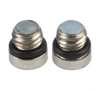 Viti di spurgo in acciaio inox per pinze SRAM Guide e Code Brake Reservoir - Testa TORX T10, set da 2 pezzi, resistenti alla corrosione, leggere (2 g/set)