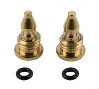 Viti di spurgo per bicicletta, confezione da 2, con O-ring in silicone, leggere, 10 g, compatibili con freni Magura EBT - per lo spurgo dei freni e la manutenzione (dorata)