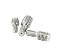 Viti di trasferimento a doppia testa, Viti adattatore di conversione argento in acciaio inossidabile 304 da M3 a M20 4-25 mm Confezione più pezzi(1pcs M8x20-M10x20)
