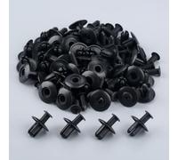 Viti e accessori 50 Pz/set 8mm Foro Porta Rivetto Clip Di Plastica Fissaggio Nero Auto Per Per C20 Rivetti In