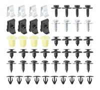 Viti e accessori Per Toyota Per Echo 2000-2005 Per Highlander 2014-2018 2017 2016 50/60pc Auto Motore Sotto La Copertura Del Corpo Pinze Paraurti Viti Rivetto Parafango Trim(50PCS)