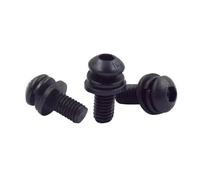 Viti e bulloni, Viti a testa cilindrica con esagono incassato rondelle elastiche piatte M2-M10 6mm-50mm Confezione assortita(Black,40MM-M8-3PCS)
