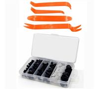 Viti e clip di ricambio 1 Set Di Clip Fissaggio Per Auto, In Plastica, Con Perno Fisso, Rivetto Filettato Per Finiture Portiere Paraurti Parti Riparazione(100 Pcs Box Tool B)
