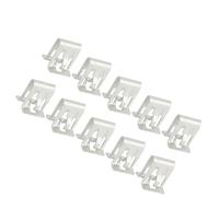 Viti e clip di ricambio 10 Pz Argento Metallo Di Fissaggio Fermo Dash Cruscotto Trim Clip Per Auto Console Cavi Ritegno