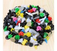 Viti e clip di ricambio 100 Pz Auto Rivetto In Plastica Parafango Paraurti Rivestimento Interno Push Pin Pinze Kit Pannello Porta Fender Liner Clip Accessori
