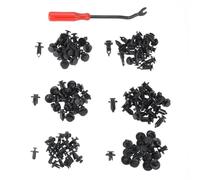 Viti e clip di ricambio 120 Pezzi Foro Di Fissaggio Per Auto 6.3mm 8mm 9mm 10mm Kit Viti Ad Espansione Paraurti Push Pin Rivetto Clip Elementi Con 1 Pz Dispositivo Rimozione