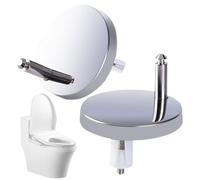 Viti e Dadi per Cerniera Sedile WC 2X Set di Riparazione per Sedile WC Accessorio Bagno Con Bulloni Per Casa Appartamento Dormitorio