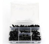 Viti Elementi Fissaggio Compatibile con Yamaha per TMAX530 2012-2024 Kit Completo Bulloni per Carenatura Completa Viti per Carrozzeria Clip in Acciaio per Bulloni di Copertura per Speed Nuts